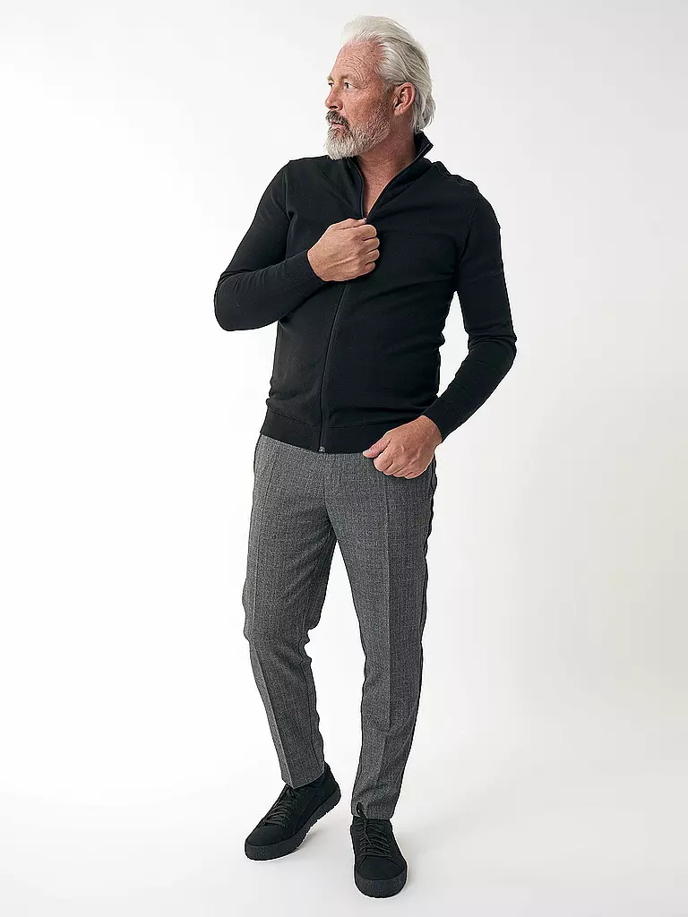 SELECTED | Cárdigan | schwarz