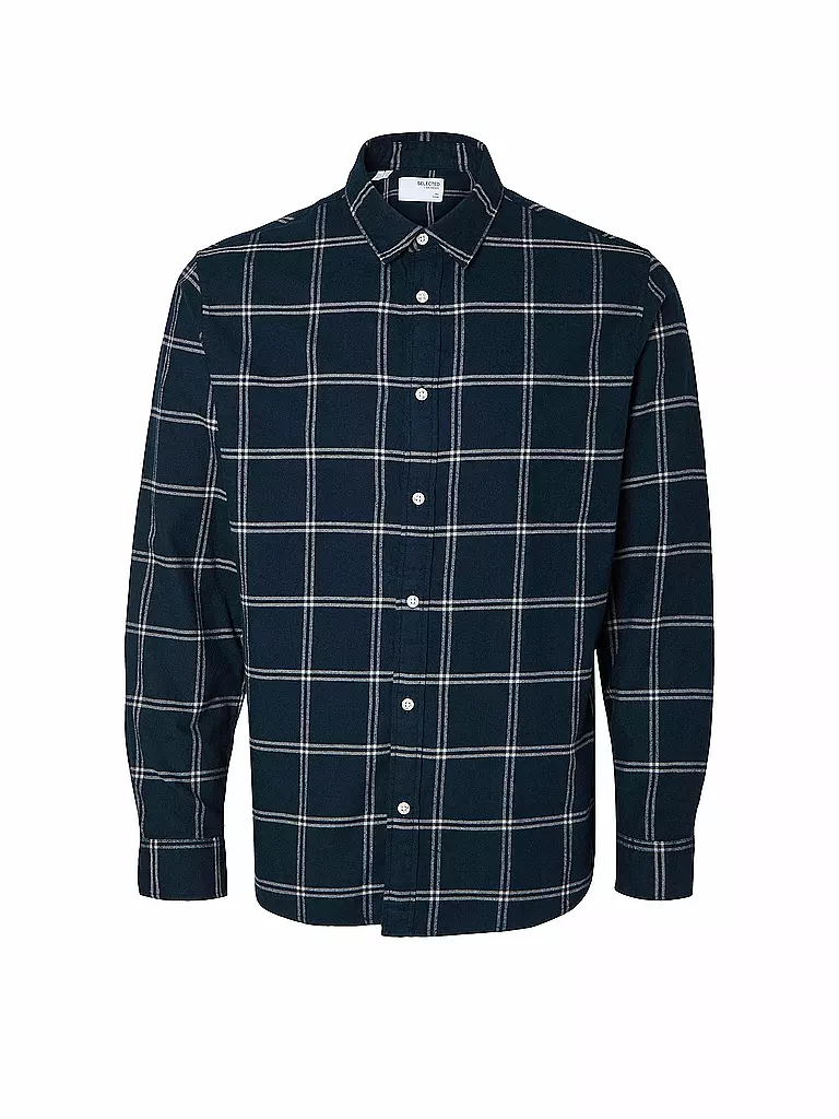 SELECTED | Camisa de franela Slim Fit SLHSLIMOWEN | Gris