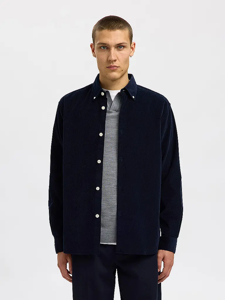 SELECTED | Camisa Regular Fit SLHREGDANNI | Azul oscuro