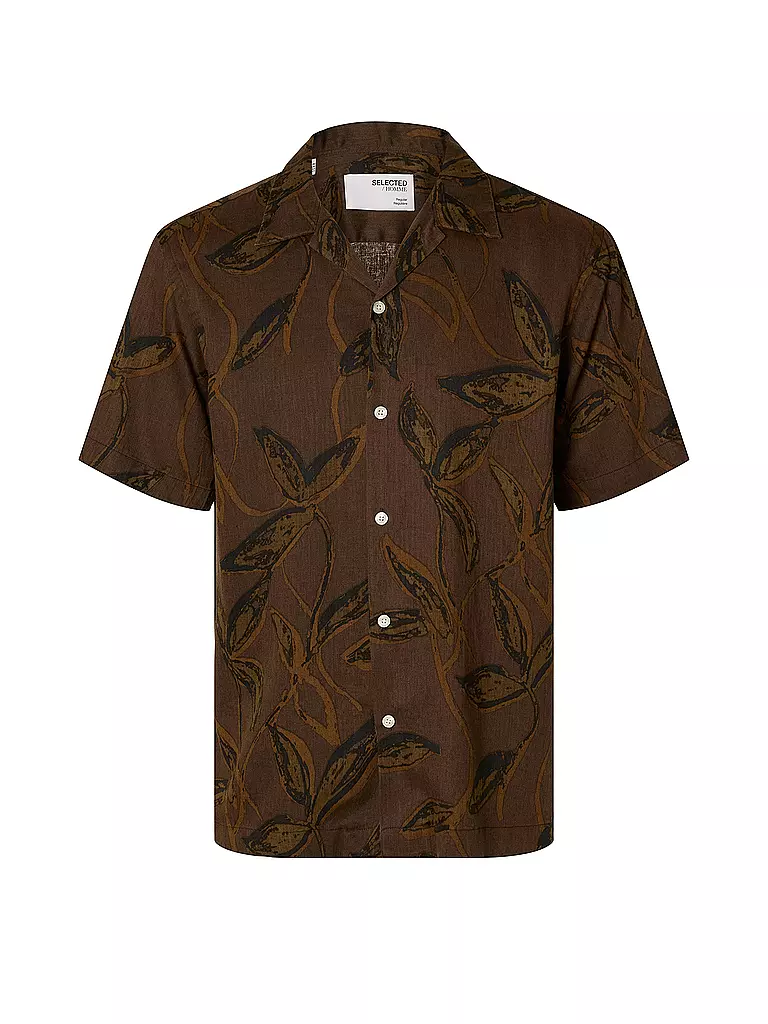 SELECTED | Camisa Regular Fit SLHREGNOA | Marrón