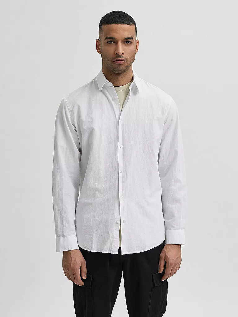 SELECTED | Camisa Regular Fit SLHSLIMNEW | Blanco
