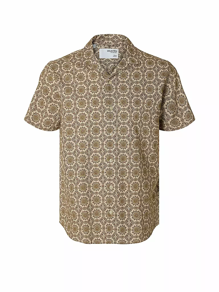 SELECTED | Camisa Relaxed Fit SLHRELAXSUN | Beige