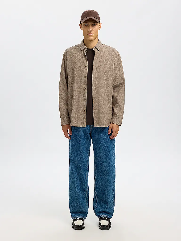 SELECTED | Camisa SLHREGNOAH | Beige