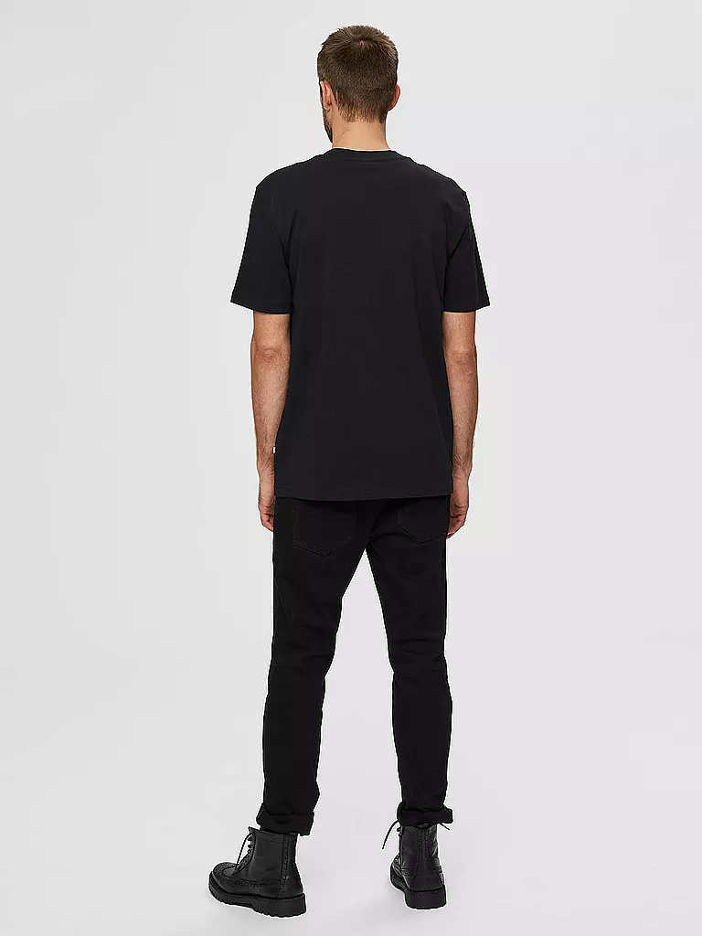 SELECTED | Camiseta " SLHRELAXCOLMAN200 " | Negro