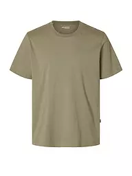 SELECTED | Camiseta SLHASPEN | Oliva