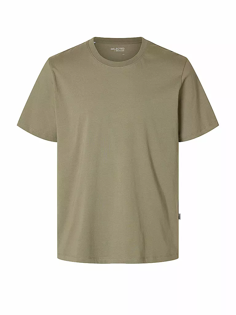 SELECTED | Camiseta SLHASPEN | Oliva