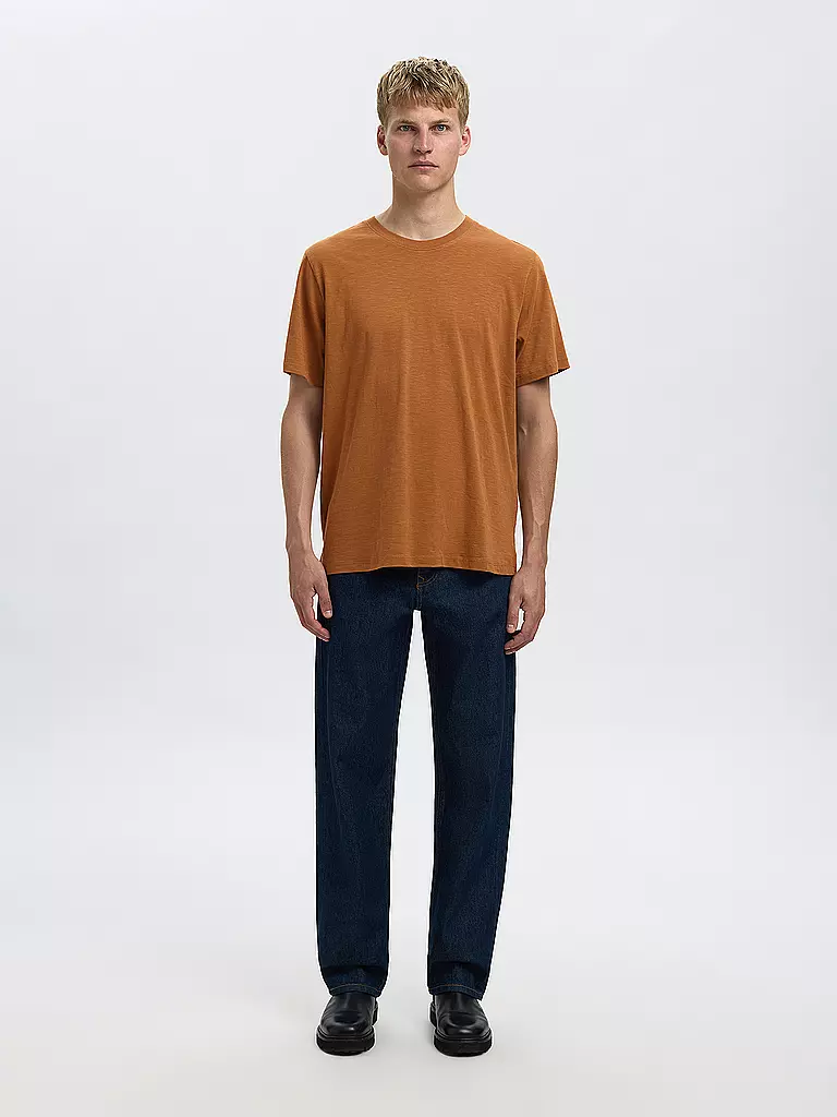 SELECTED | Camiseta SLHASPEN | Marrón