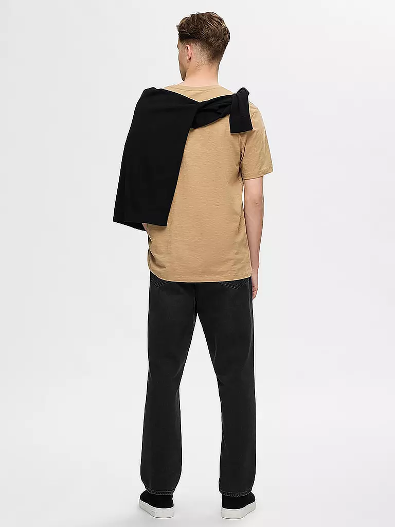 SELECTED | Camiseta SLHASPEN | Beige