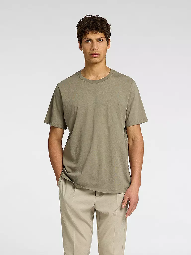 SELECTED | Camiseta SLHASPEN | Oliva