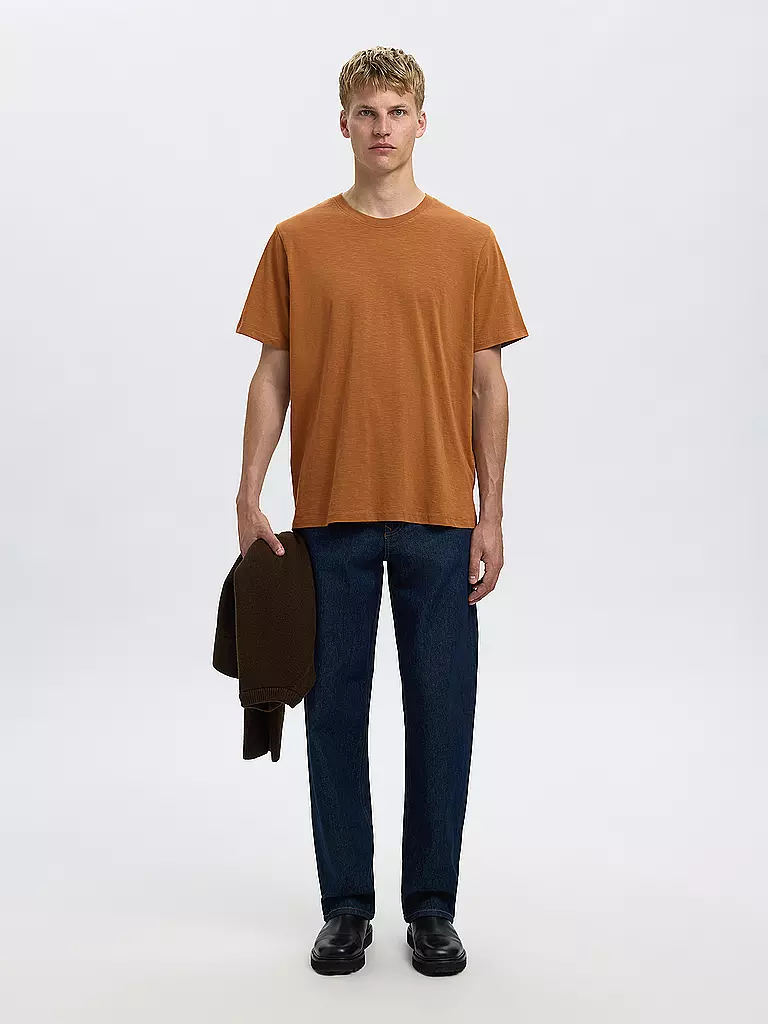 SELECTED | Camiseta SLHASPEN | Marrón
