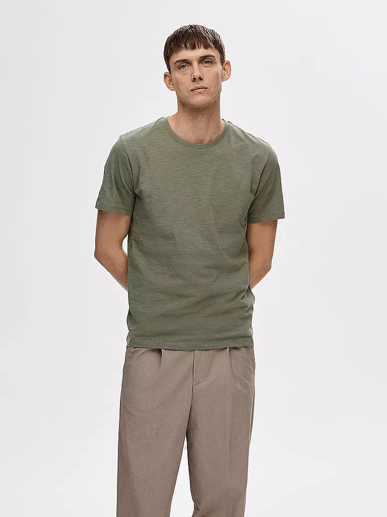 SELECTED | Camiseta SLHASPEN | Verde