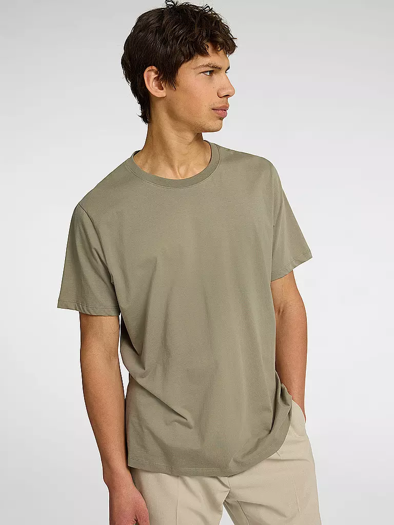 SELECTED | Camiseta SLHASPEN | Oliva