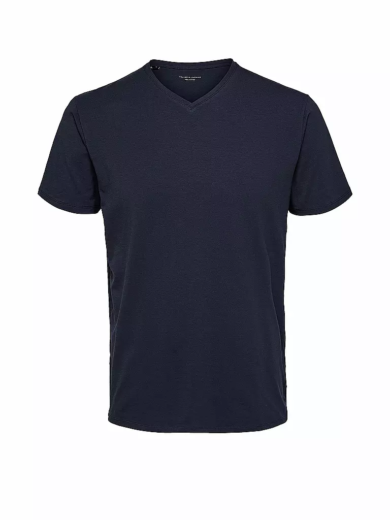 SELECTED | Camiseta SLHNEWPIMA | Azul
