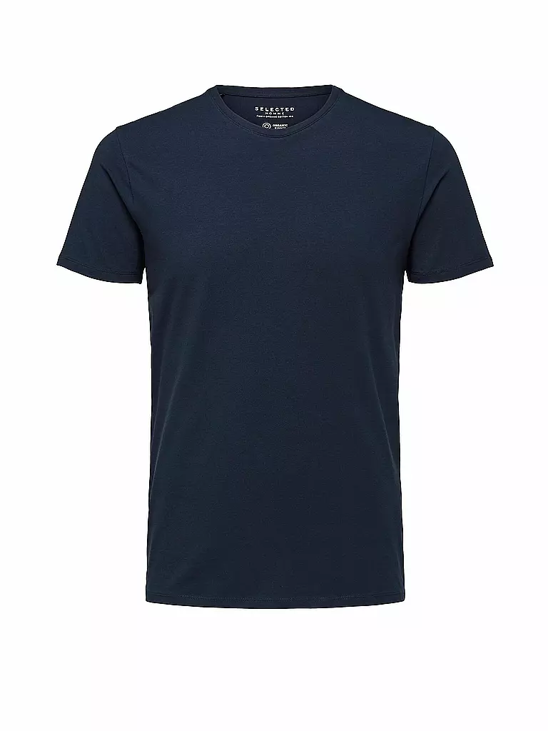 SELECTED | Camiseta SLHNEWPIMA | Azul