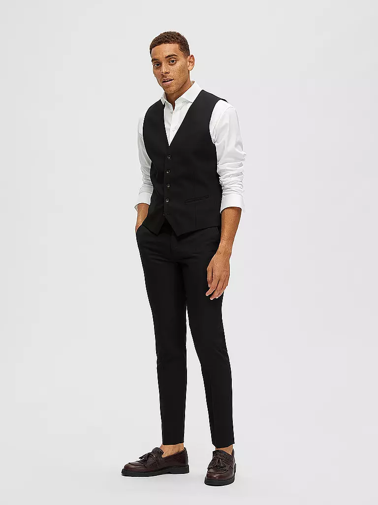 SELECTED | Chaleco de traje SLHSLIM-NEIL | Negro