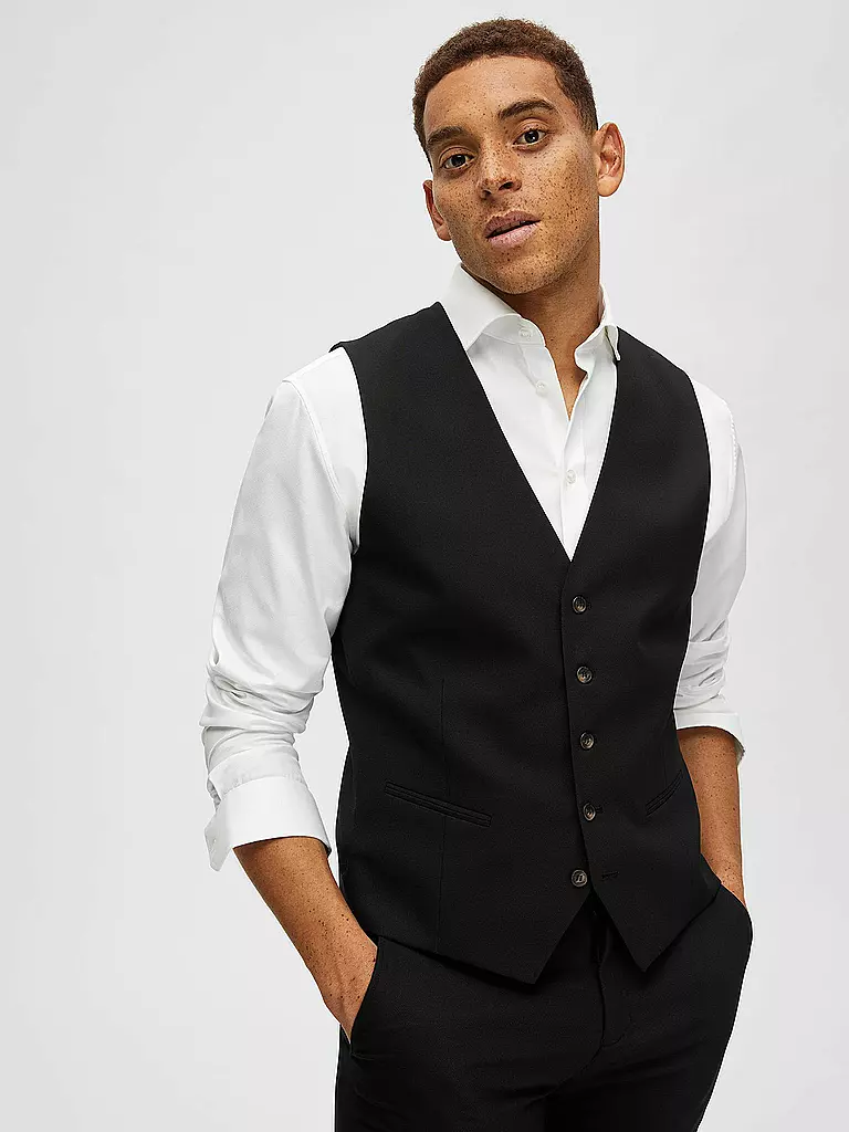 SELECTED | Chaleco de traje SLHSLIM-NEIL | Negro