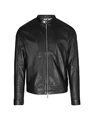 SELECTED | Chaqueta de cuero SLHARCHIVE | Negro