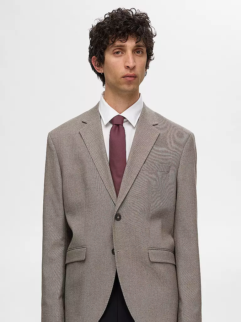 SELECTED | Corbata SLHPETER | Rojo oscuro