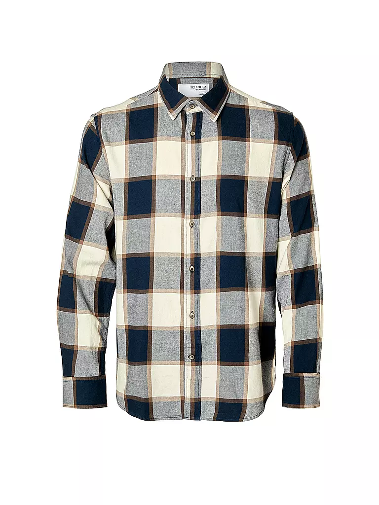 SELECTED | Flanellhemd SLHREG-OWEN | Marrón