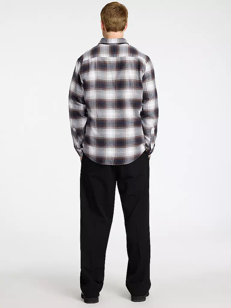 SELECTED | Flanellhemd Slim Fit SLHSLIMOWEN | Blanco