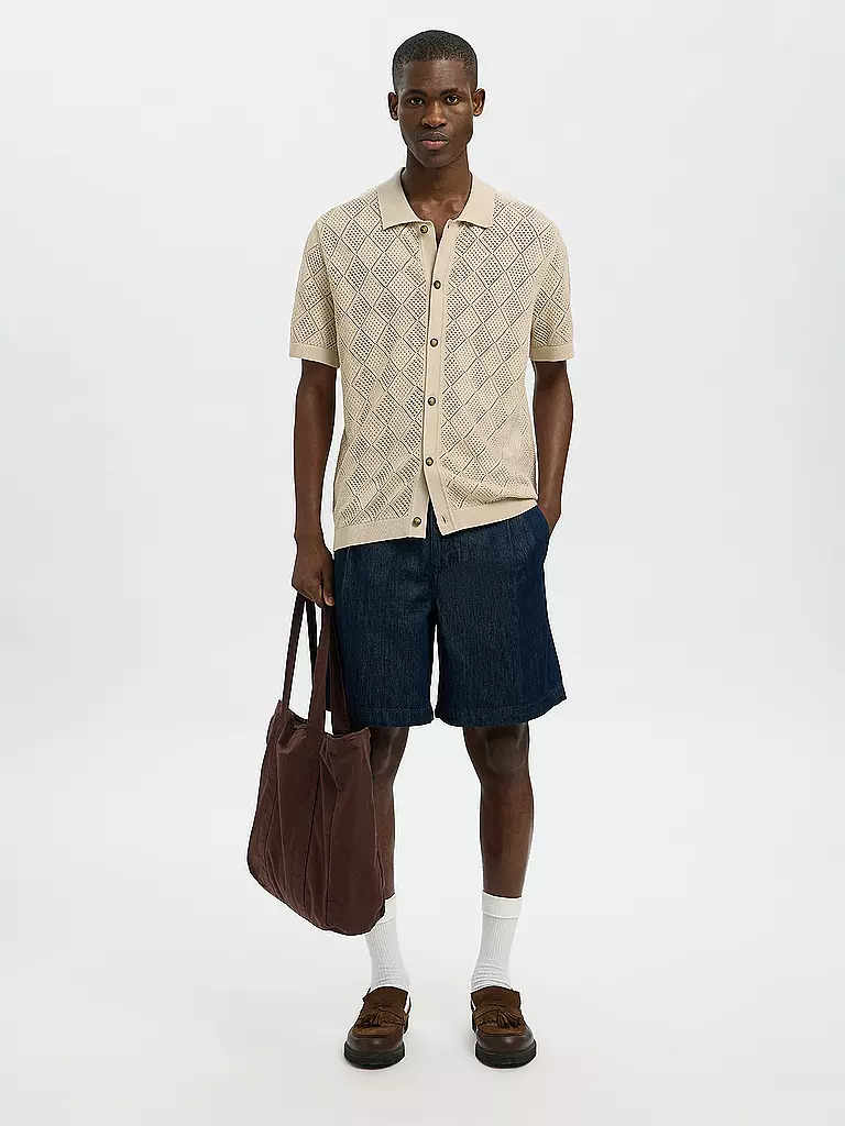 SELECTED | Hemd Regular Fit SLHARCO  | Beige