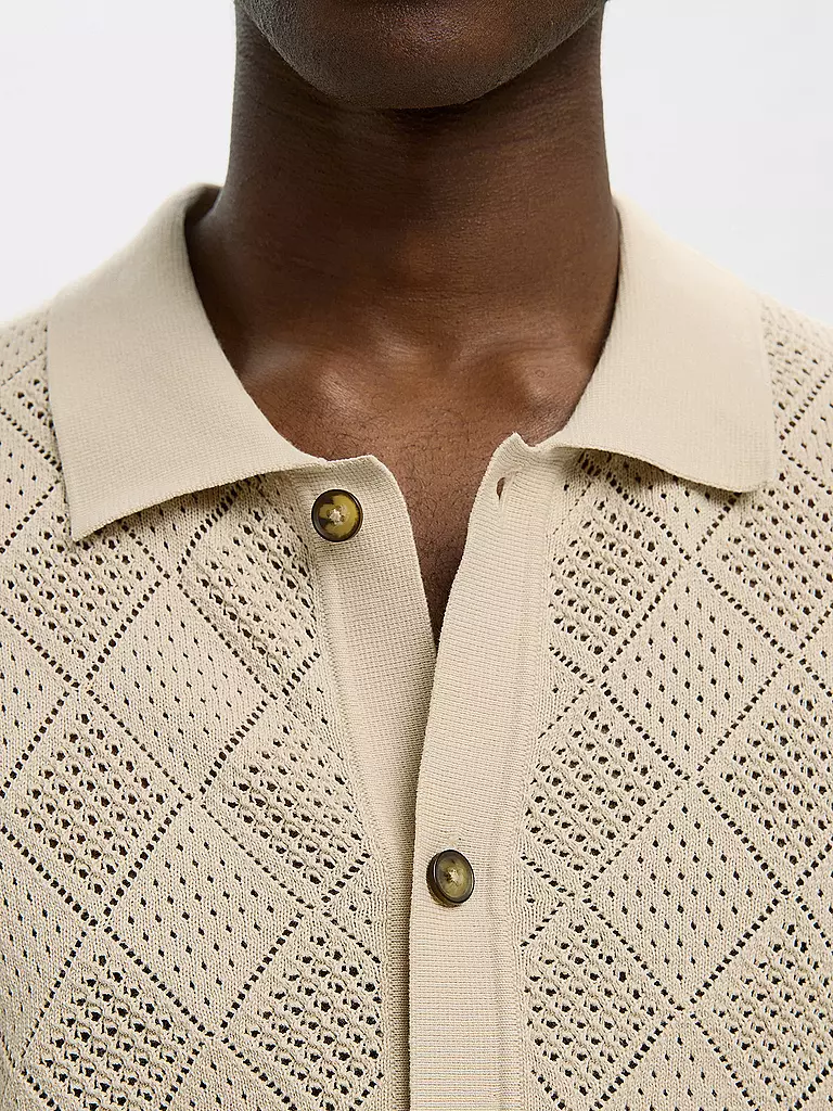 SELECTED | Hemd Regular Fit SLHARCO  | Beige