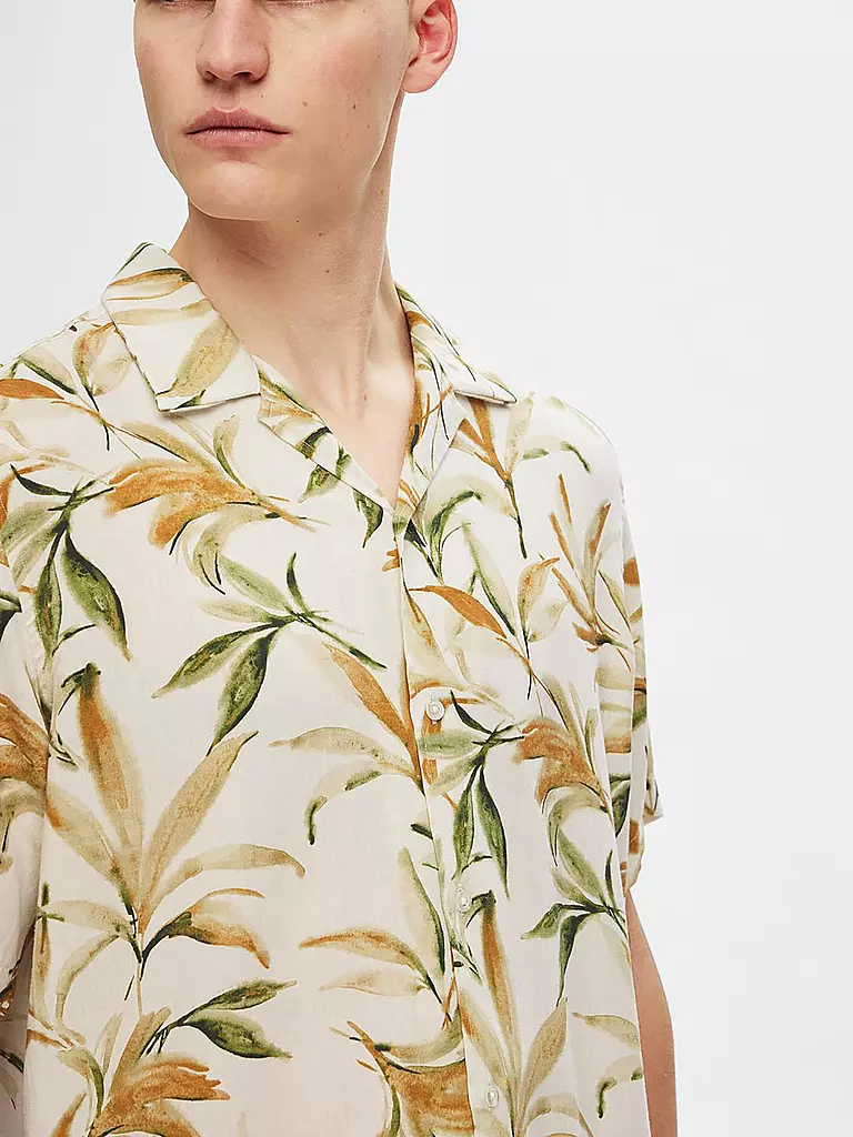 SELECTED | Hemd Regular Fit SLHREG-NOA | Beige