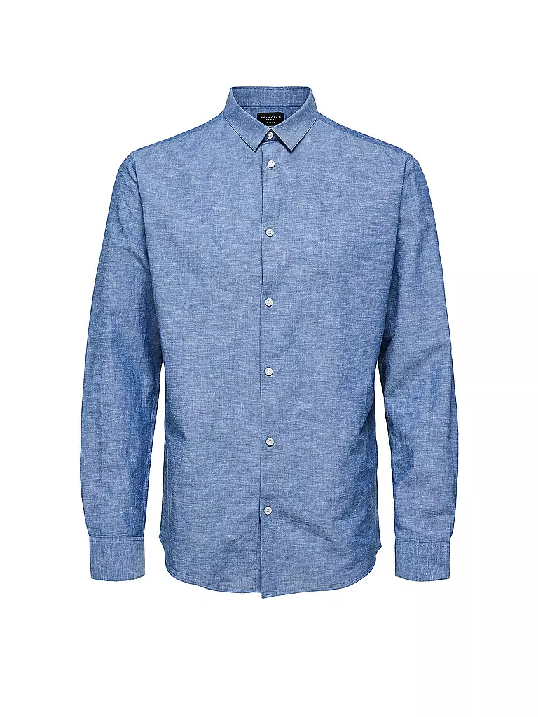 SELECTED | Hemd Regular Fit SLHSLIMNEW | Azul