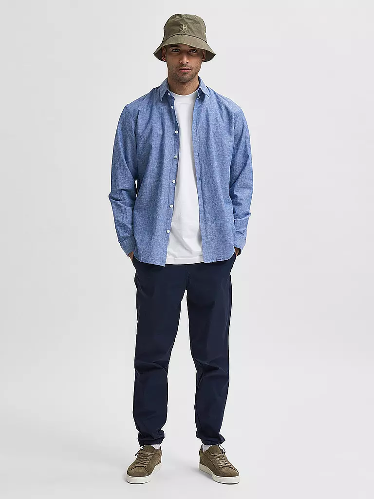 SELECTED | Hemd Regular Fit SLHSLIMNEW | Azul