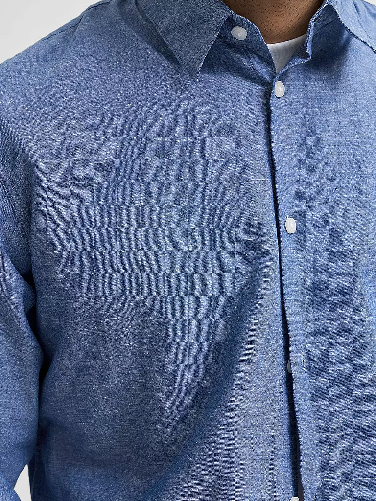 SELECTED | Hemd Regular Fit SLHSLIMNEW | Azul