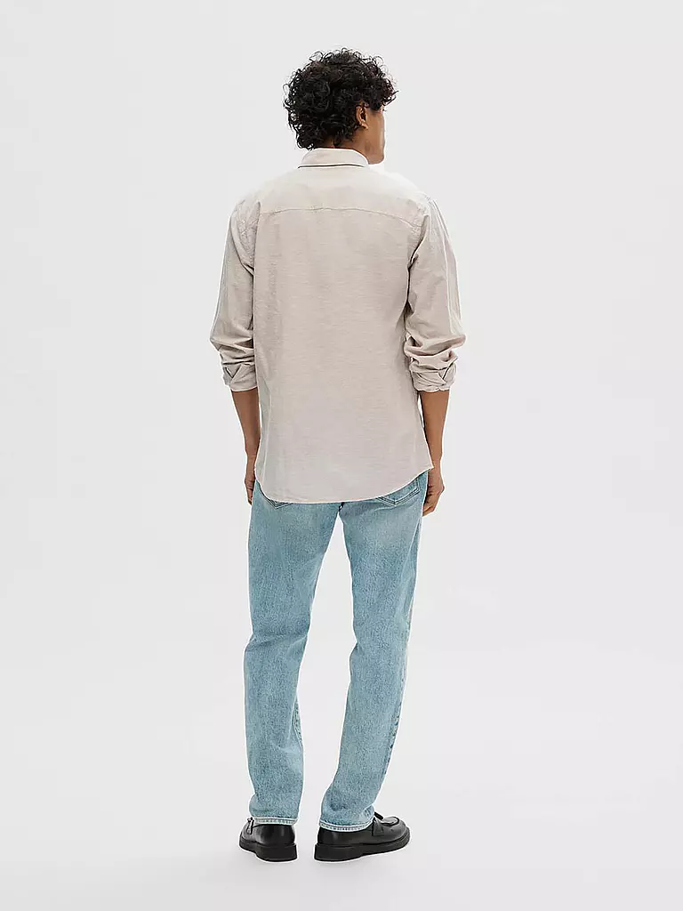 SELECTED | Hemd Slim Fit SLHSLIM-SUN | Beige