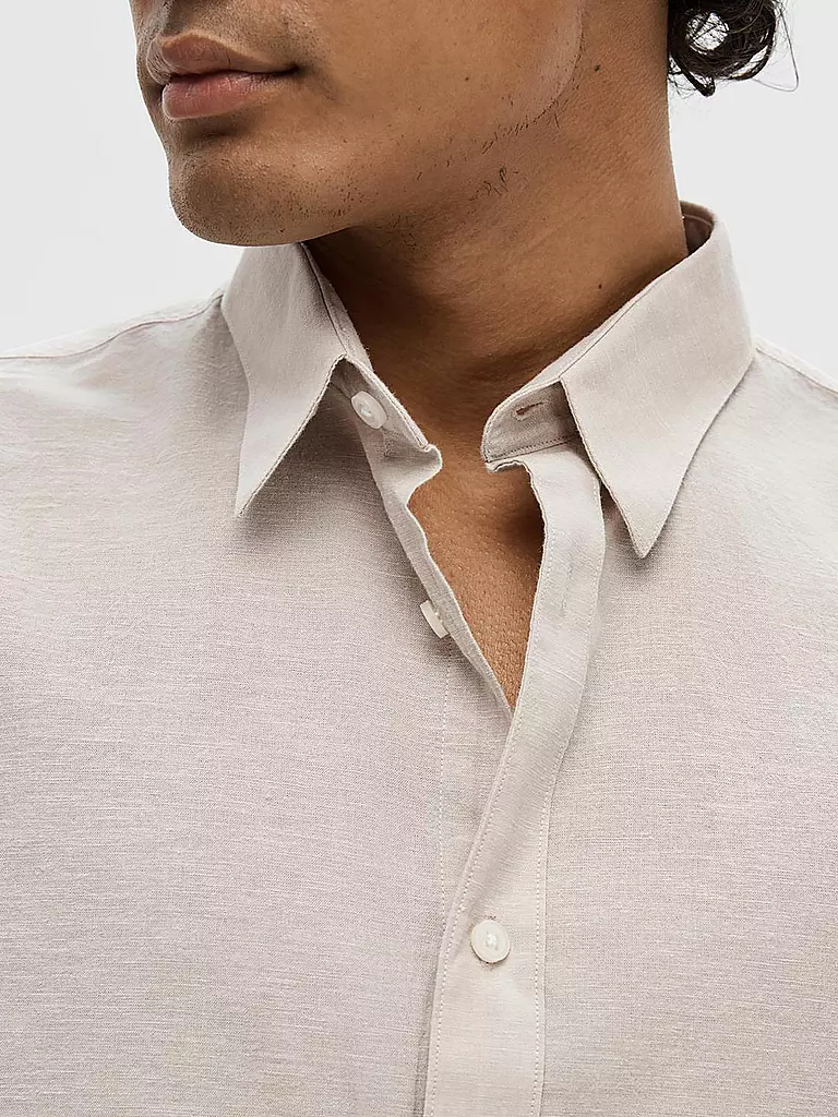 SELECTED | Hemd Slim Fit SLHSLIM-SUN | Beige
