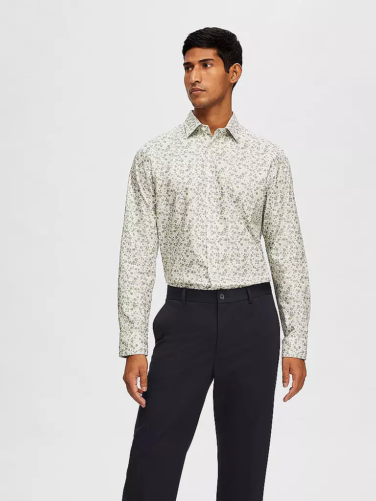 SELECTED | Hemd Slim Fit SLHSLIMSOHO | Blanco