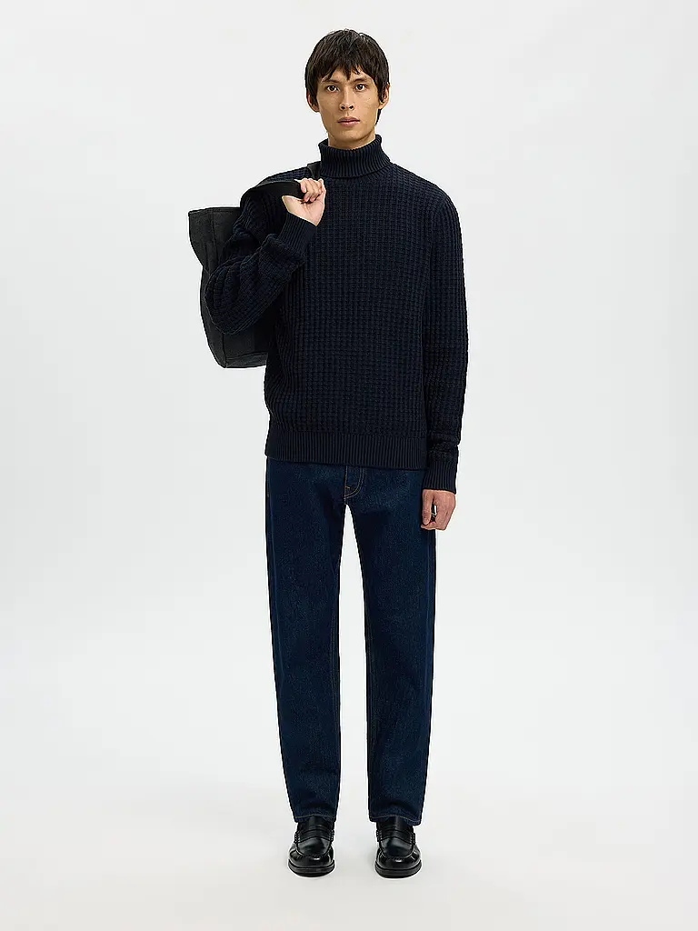 SELECTED | Jersey de cuello alto SLHTOM | Azul