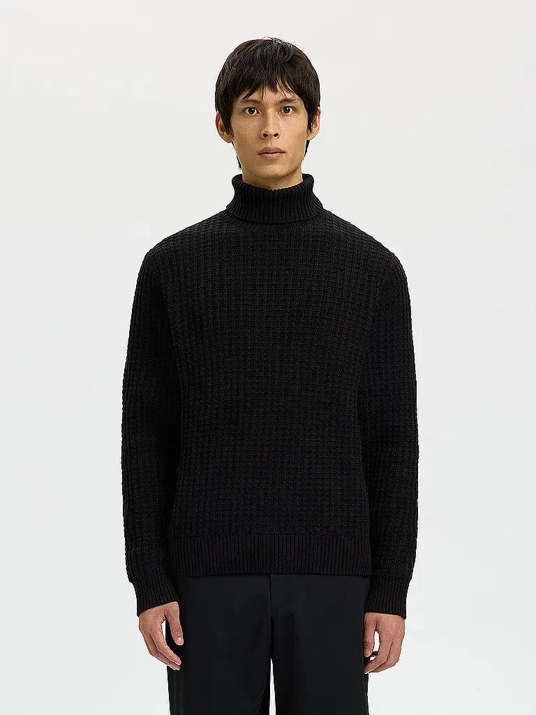 SELECTED | Jersey de cuello alto SLHTOM | Negro