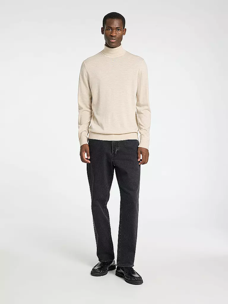 SELECTED | Jersey de cuello alto SLHTRAY | Crema