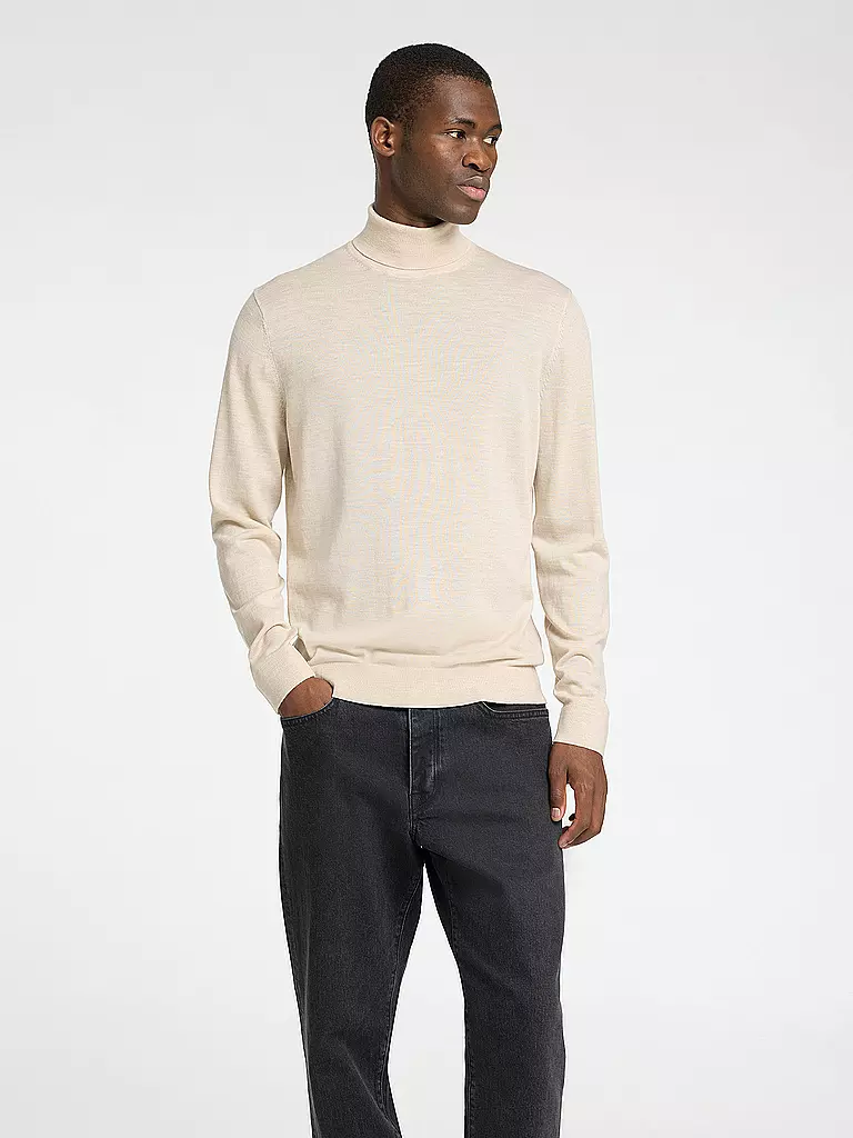 SELECTED | Jersey de cuello alto SLHTRAY | Crema