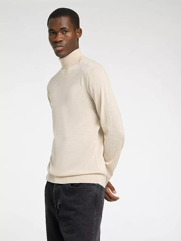 SELECTED | Jersey de cuello alto SLHTRAY | Crema