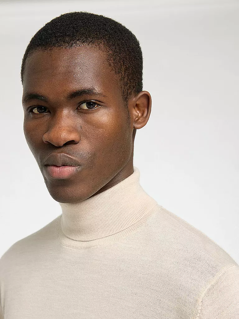 SELECTED | Jersey de cuello alto SLHTRAY | Crema