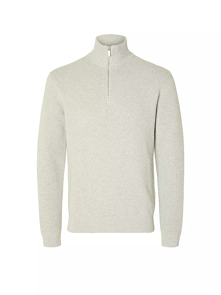 SELECTED | Jersey Troyer SLHDANE | hellgrau