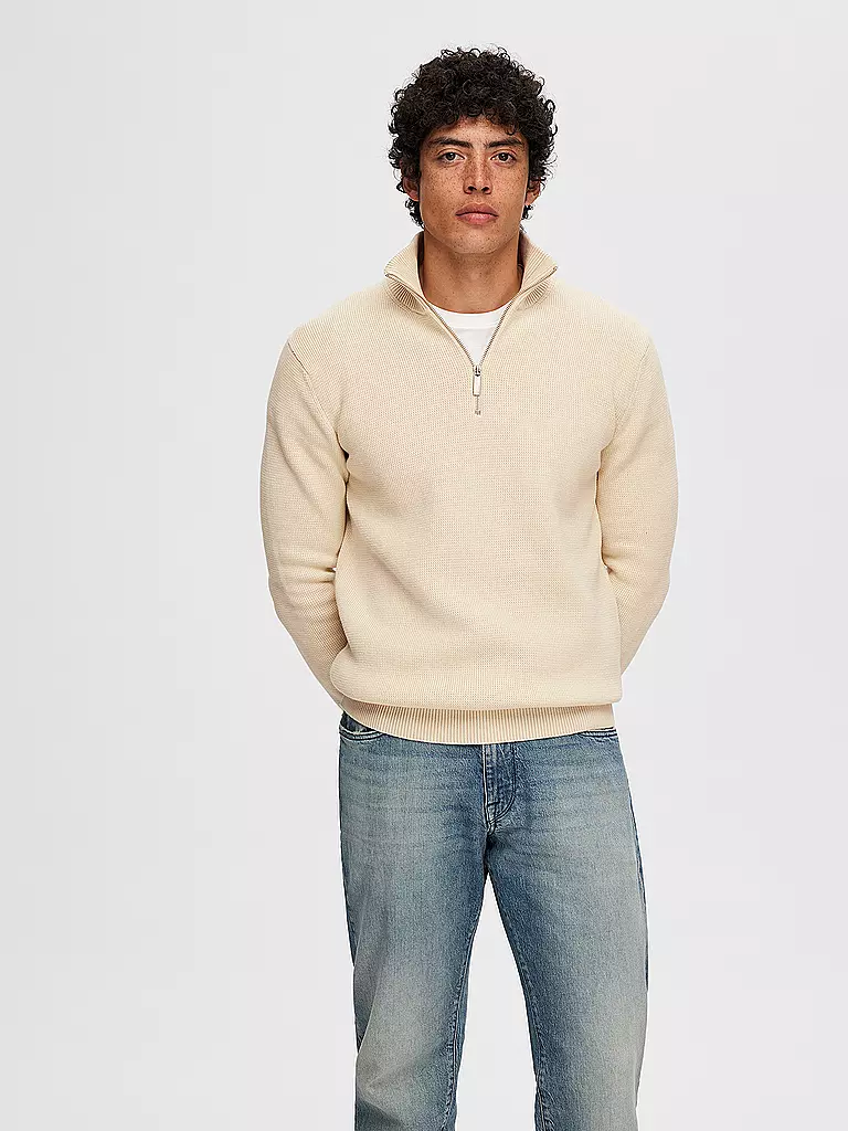 SELECTED | Jersey Troyer SLHDANE | beige