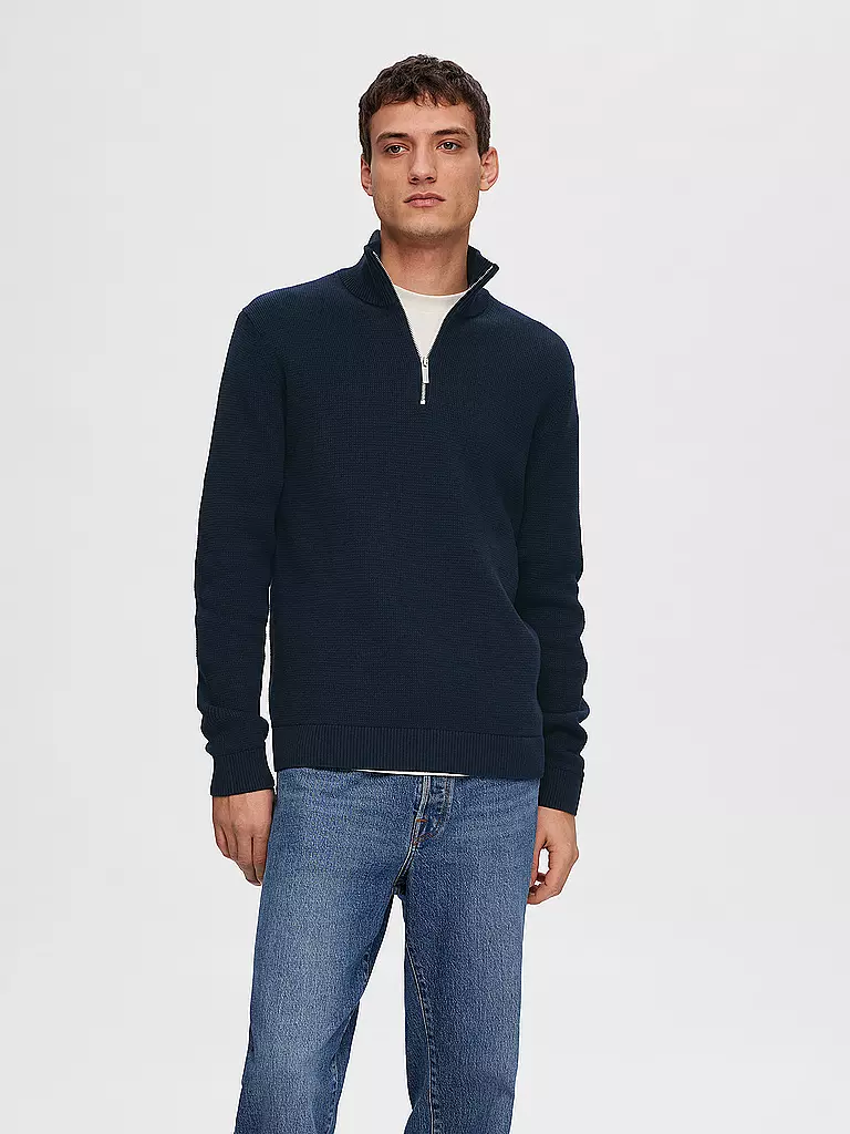SELECTED | Jersey Troyer SLHDANE | blau