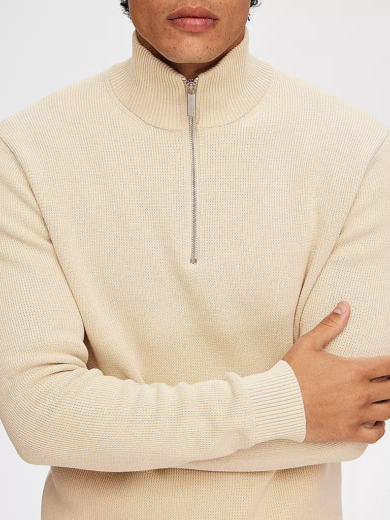 SELECTED | Jersey Troyer SLHDANE | beige
