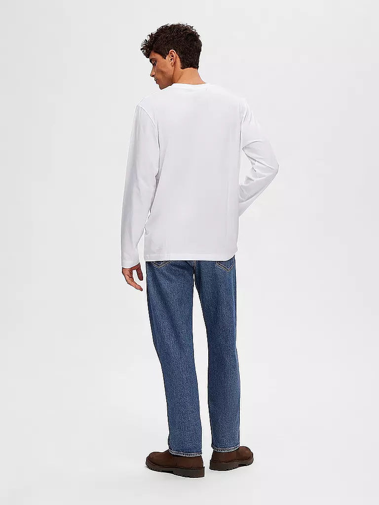 SELECTED | Langarmshirt SLHASPEN | Blanco