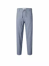 SELECTED | Pantalones de lino SLHSLIMTAPE | Azul
