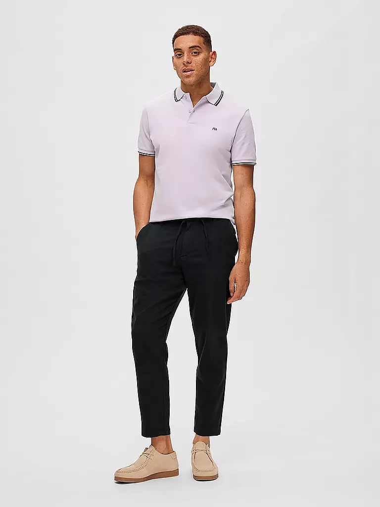 SELECTED | Leinenhose SLH172 | Negro