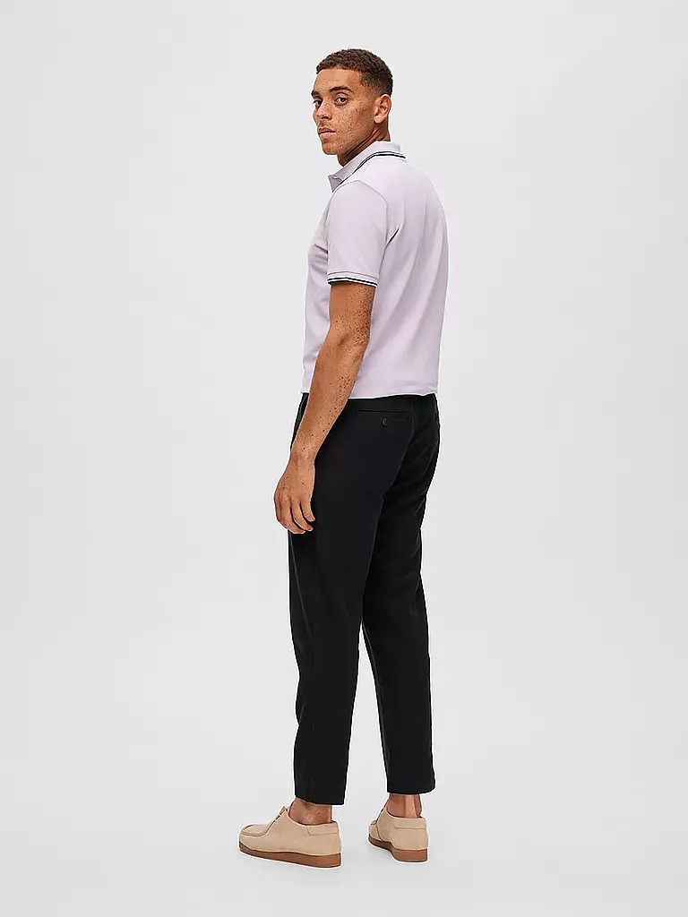 SELECTED | Leinenhose SLH172 | Negro