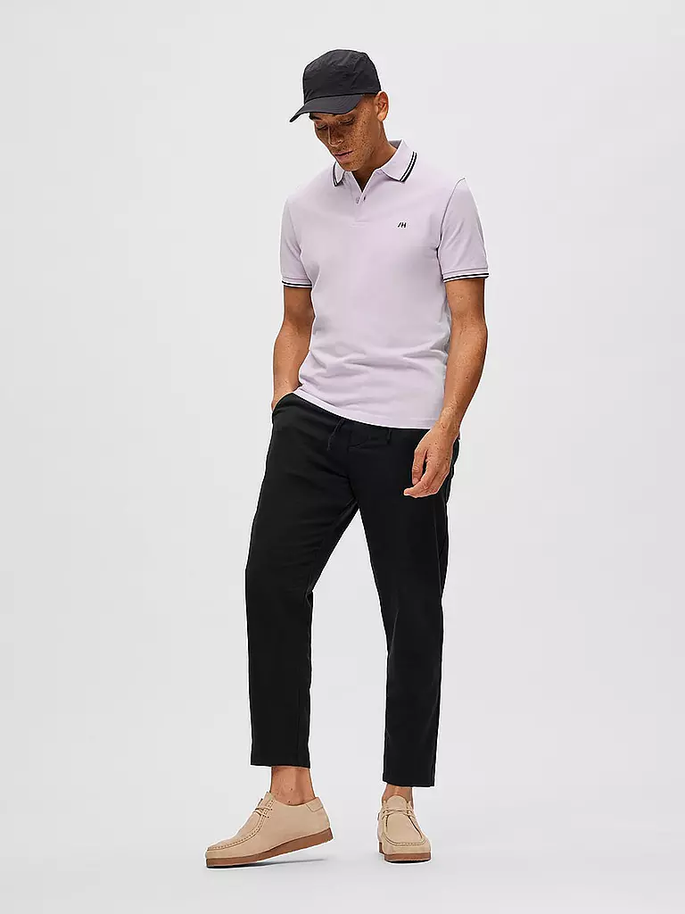 SELECTED | Leinenhose SLH172 | Negro