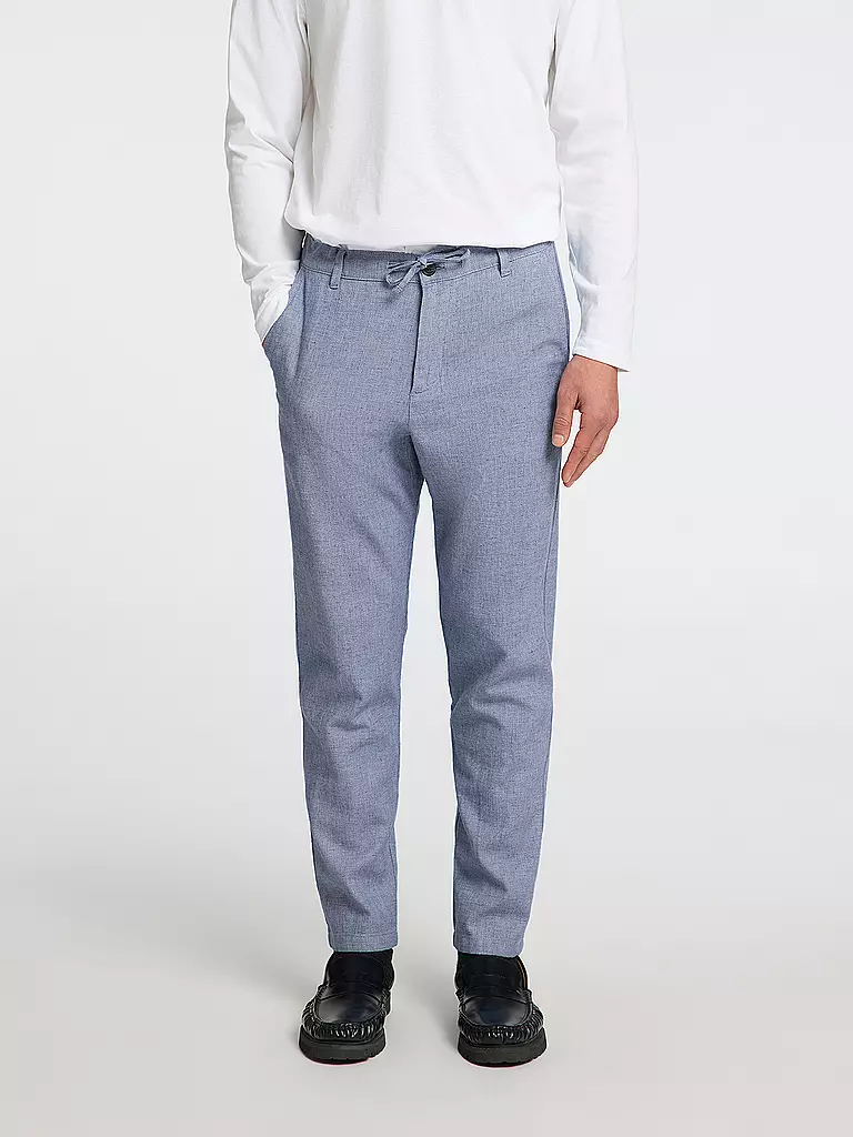 SELECTED | Leinenhose SLH172 | Azul
