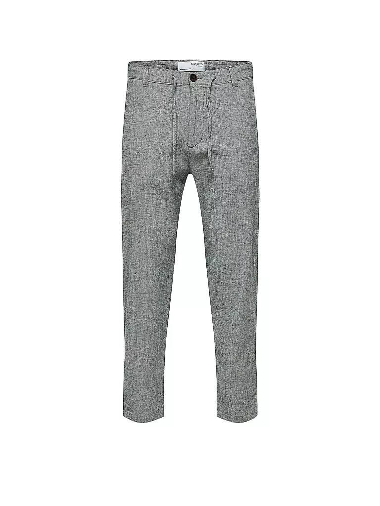 SELECTED | Pantalones de lino SLHSLIMTAPE | Gris